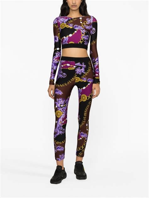 farfetch Versace leggings